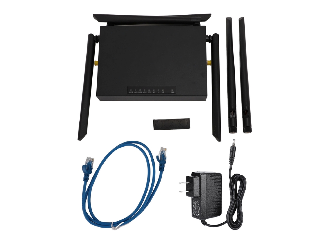 Aetheria roteador 4g Lte com Slot Sim 6 Antenas 300mbps 5 Portas Hotspot Industrial Banda Europeia Ásia