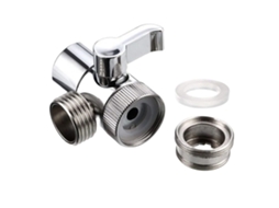 Válvula De Derivação De Latão Dv09 2020,torneira Com Aerador E Adaptador Rosqueado Macho Para Conexão De Tubo De 1,27 Cm Ou Derivação De Água Btforus