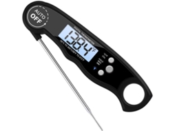 Termômetro Digital de Cozinha, Interno, para Doces, Alimentos, com Visor LCD Retroiluminado AQUAFORGE