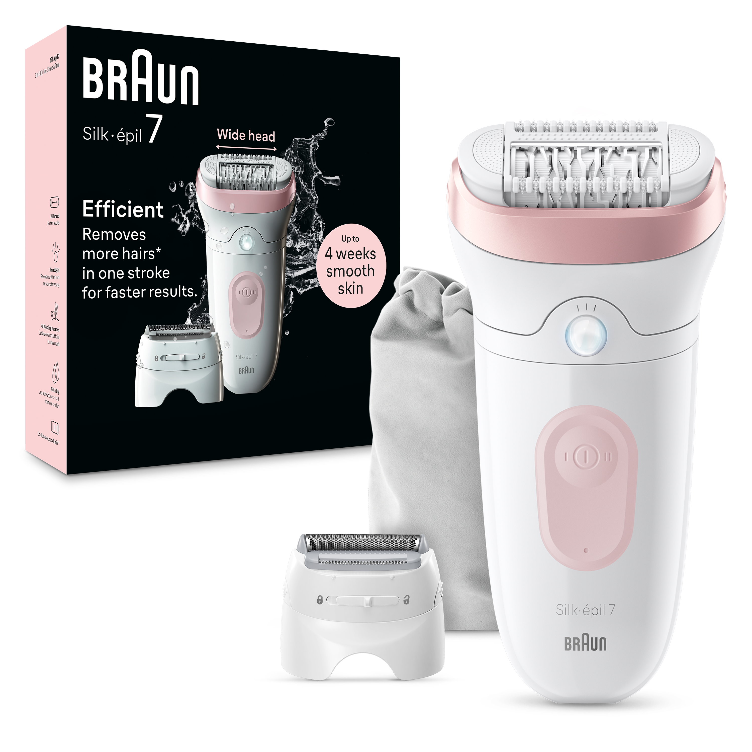 Depiladora BRAUN Silk Epil S7 SE7-030 Essential (Arranque - Multi-zonas - Corrente)