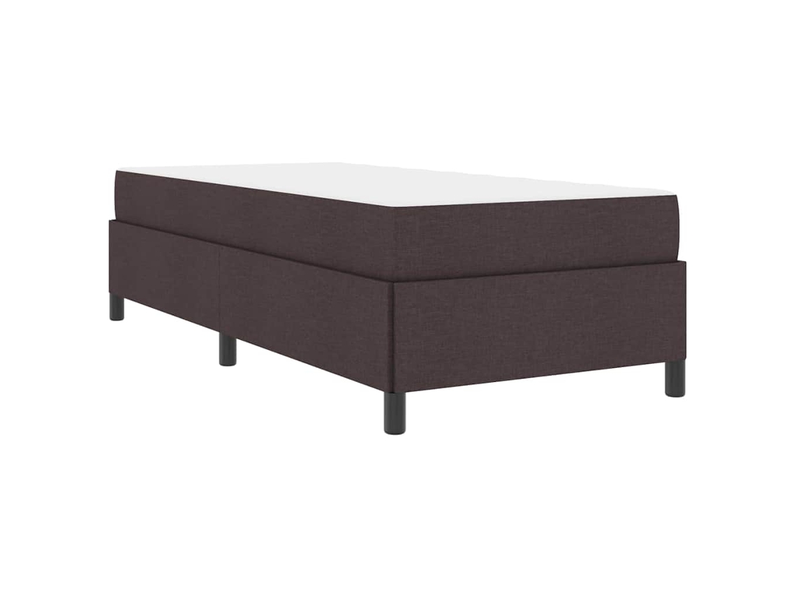 Conjunto 1 Cama Box Vidaxl Castanho Tecido (100 X 200 Cm)