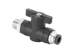Válvula Manual Neumática Conector Rápido 6mm