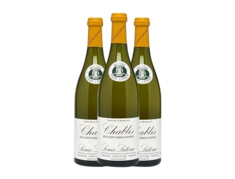 Vinho branco LOUIS LATOUR Chardonnay Chablis Meia Garrafa (0.37 L - 3 Unidades)