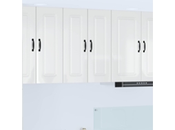 Vidaxl Painel De Lava-louça Kalmar 2 Unid. Branco Brilhante
