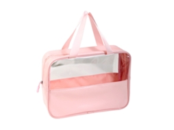 Bolsa de Maquiagem Transparente de PVC, À Prova D'água, Organizadora