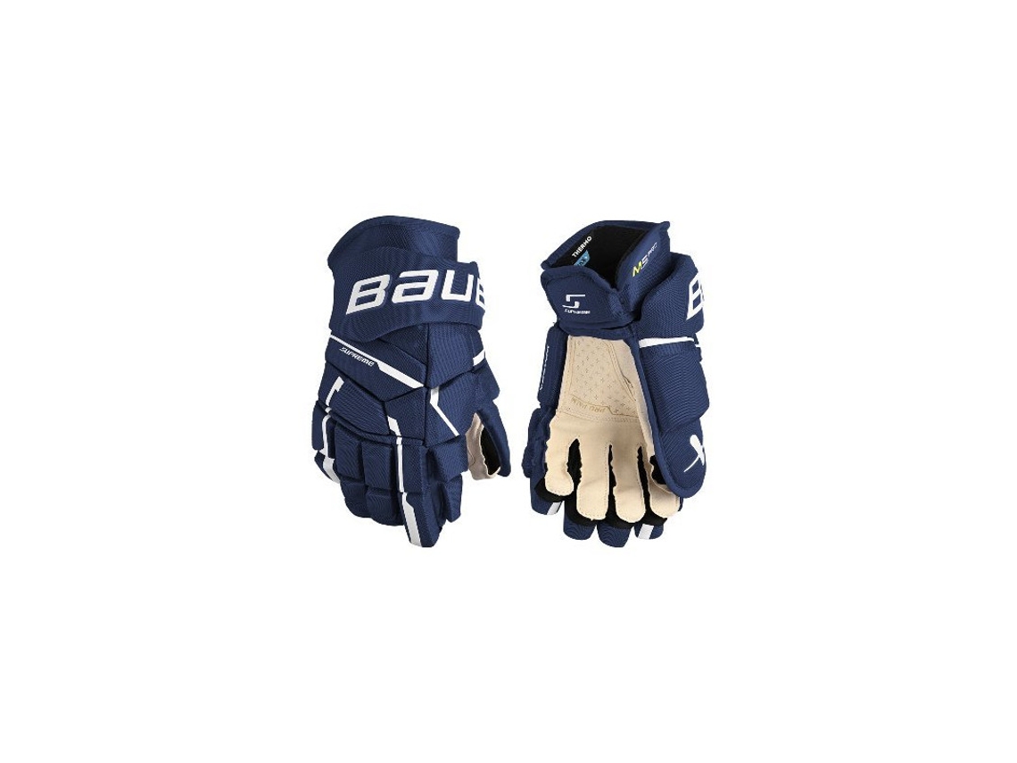 Bauer Supreme M5 Pro Sr Luvas De Hóquei (azul-marinho, Sr 14''/36 Cm)