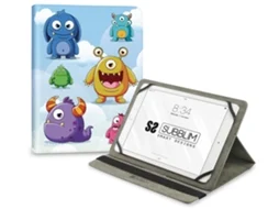 Capa SUBBLIM Trendy Case Monsters para Tablet Universal 9,6'' / 11'' (Multicores)