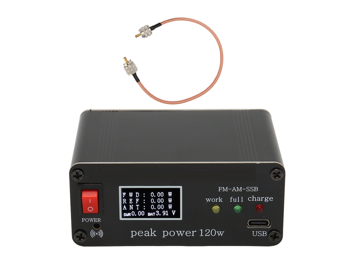 Medidor SWR EOOCOO, ondas curtas, 1.8 50mhz, potência