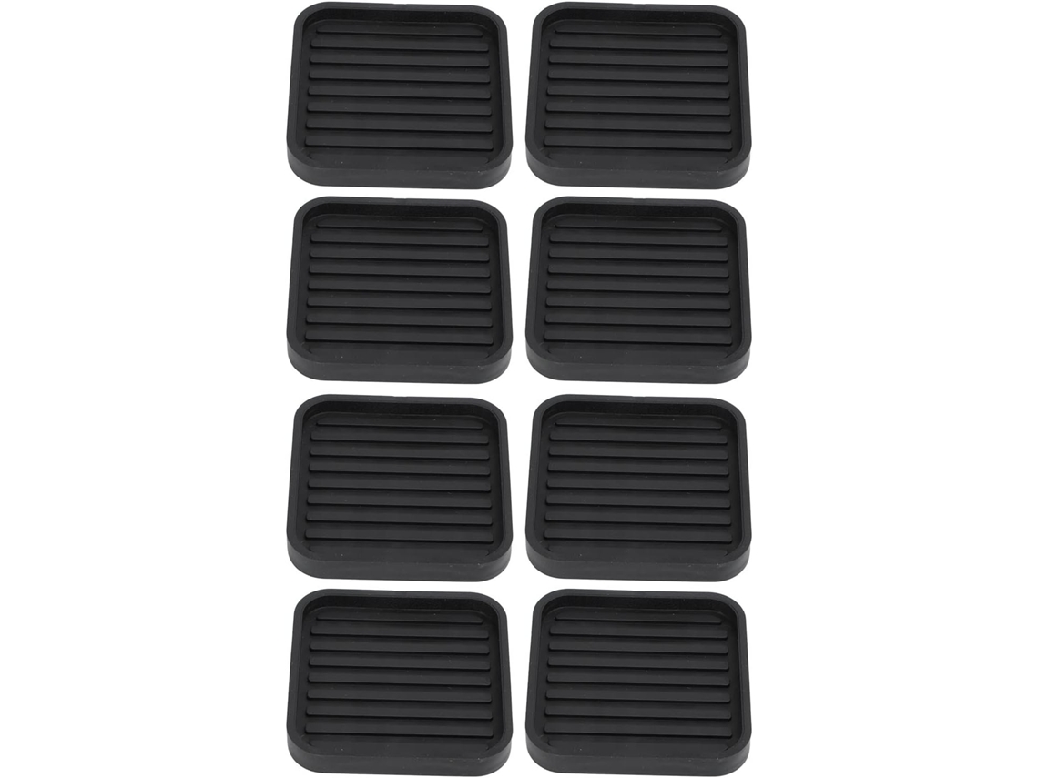 Conjunto De 8 Almofadas Antivibração Borracha Antiderrapante Para