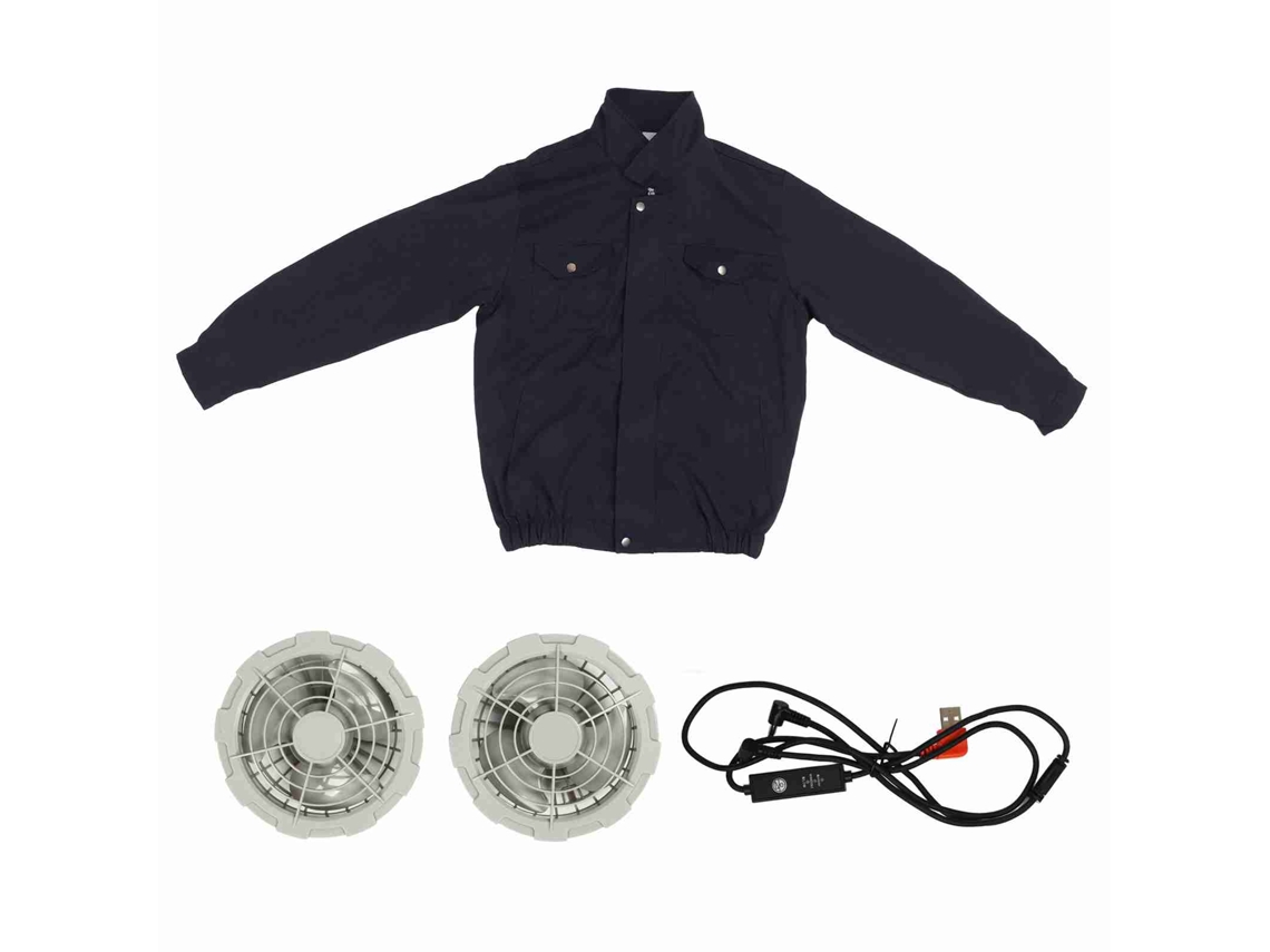 Jaqueta Ventilada Usb 5v 2a 6000 Rpm Azul Marinho 2xl