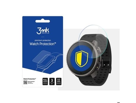 Proteção Solar Vertical Em Titânio Suunto 3mk Para Relógio Em Vidro Flexível 3mk Protection