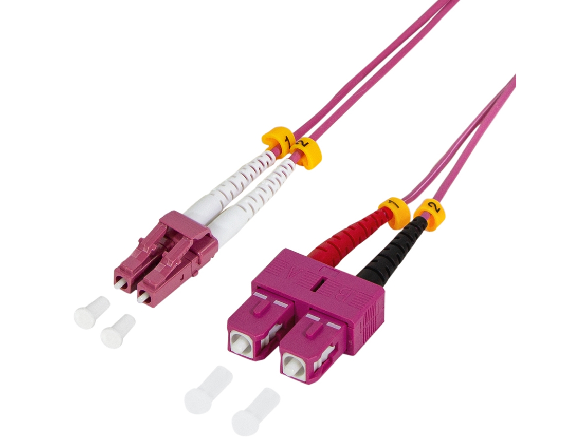 Cabo Patch de Fibra Óptica Logilink Lc Duplex Sc Duplex Om4 3 0 M LOGILINK PROFESSIONAL