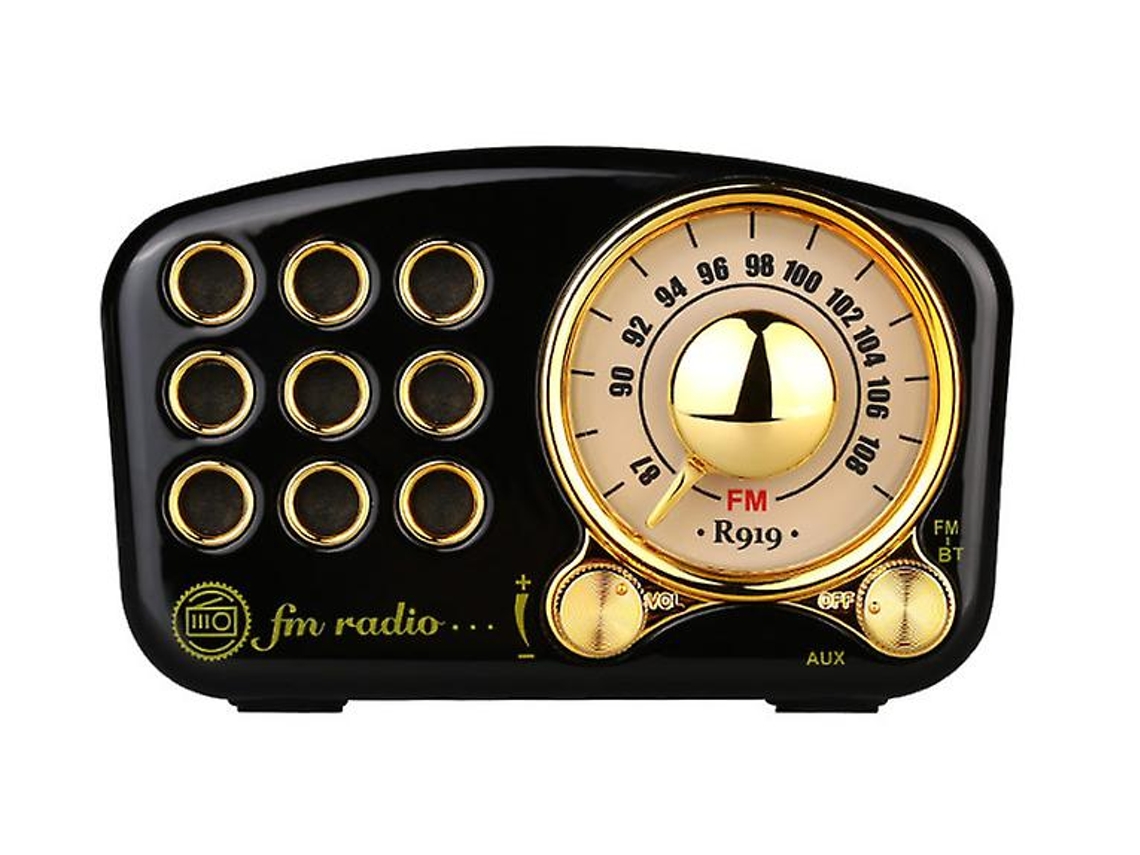 Coluna Bluetooth YIZHOOD Preto