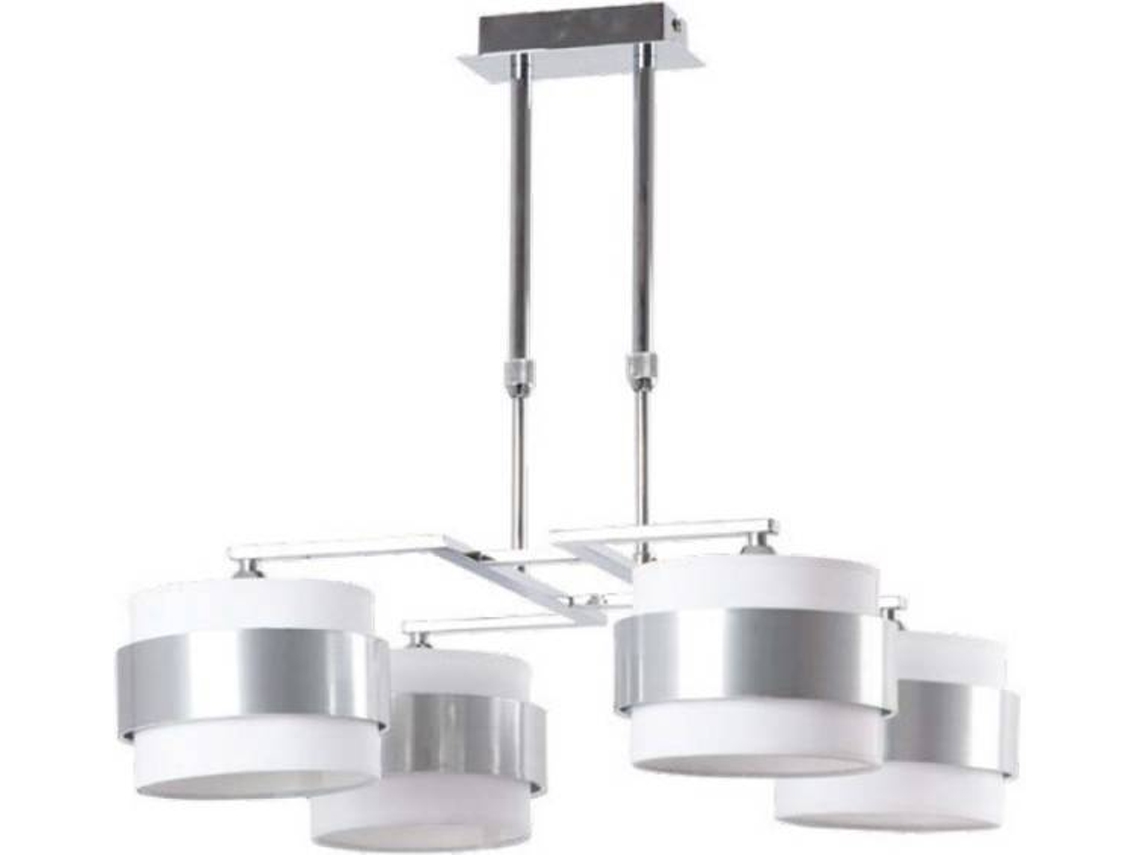 Candeeiro de Teto FABRILAMP Bremen (Prateado - E14 - 40 W - Metal)