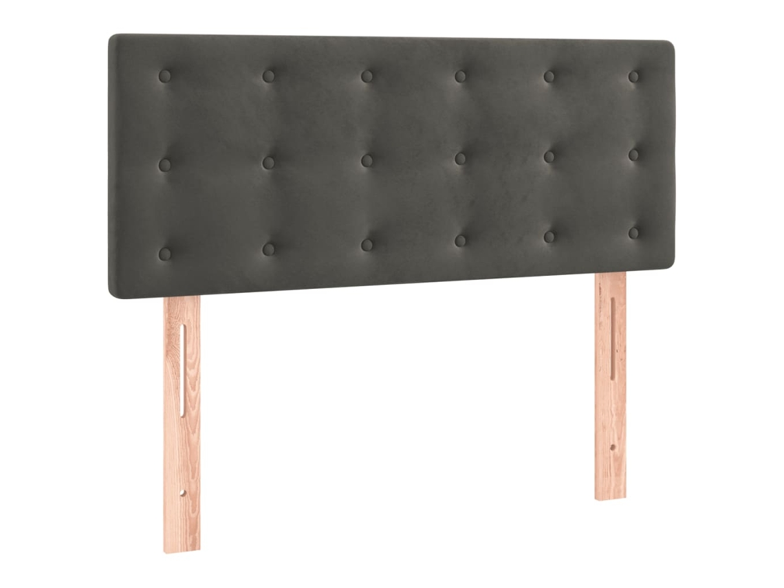 Cabeceira de Cama Veludo Cinzento escuro MAISON EXCLUSIVE 90x5x78 cm