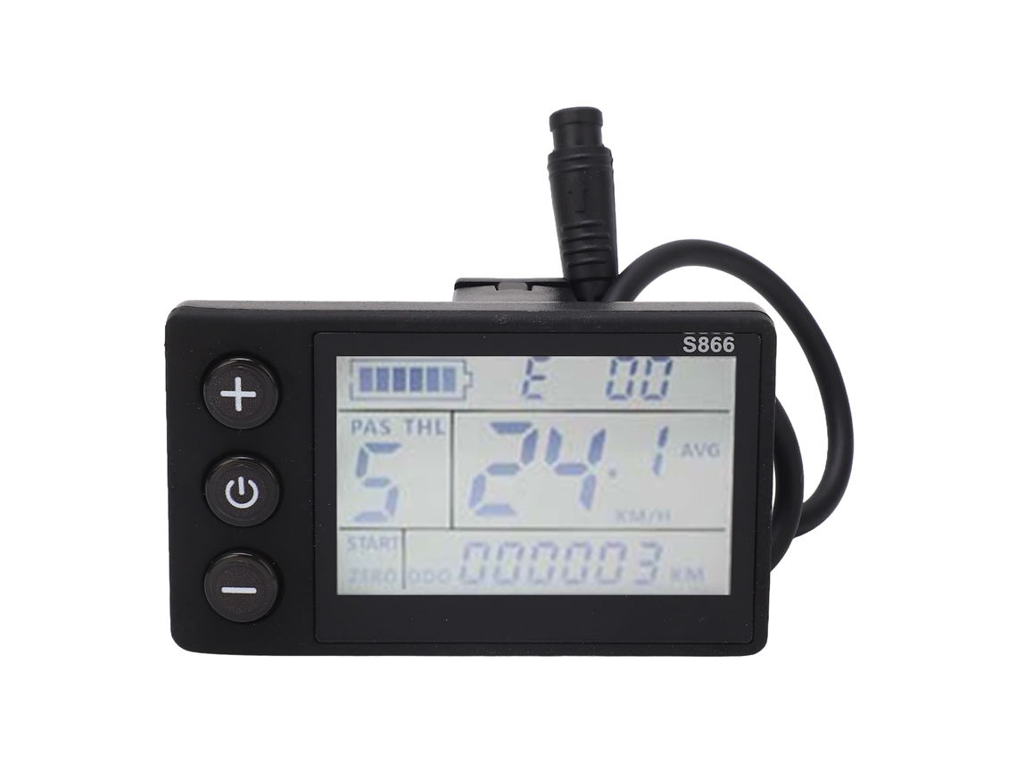 Display Lcd Laxiscreed Para Bicicleta Elétrica Com Visor Fácil De Ler E Interface Intuitiva