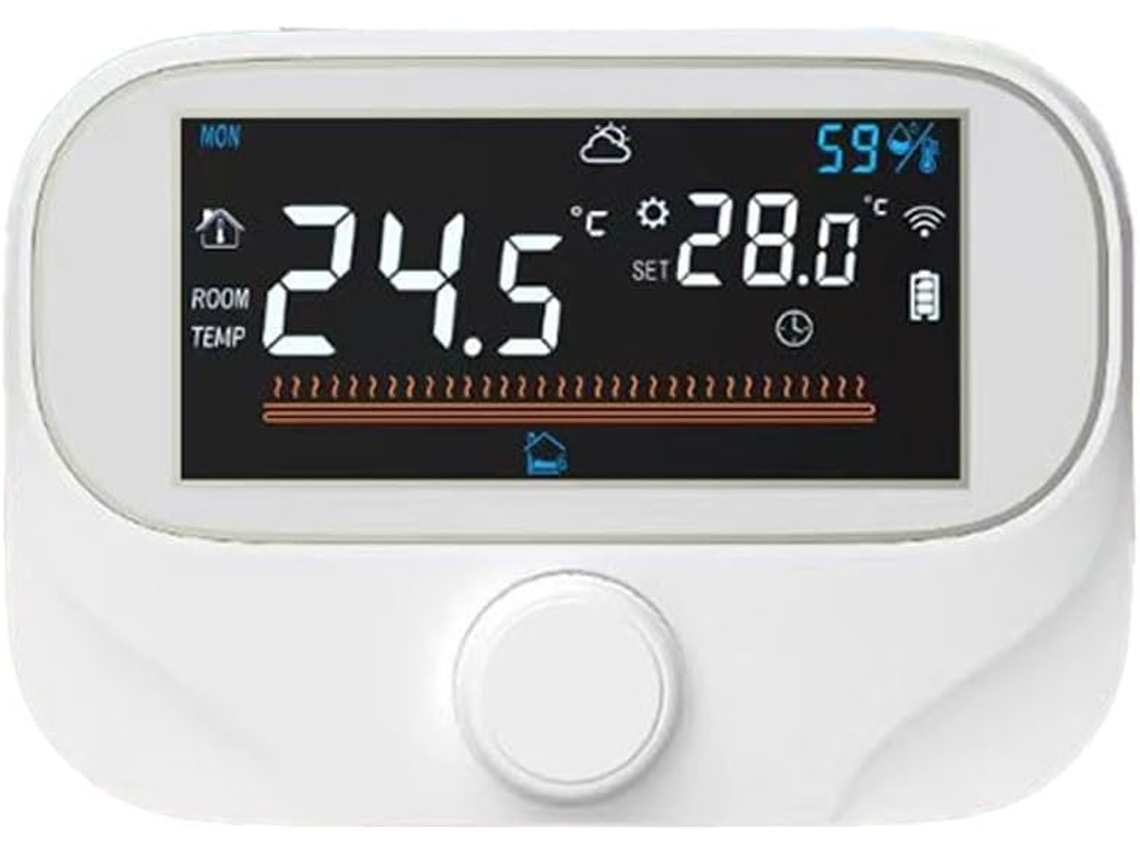Termostato De Caldeira Rf Para Controle Inteligente E Sem Fio Da Temperatura Ambiente.