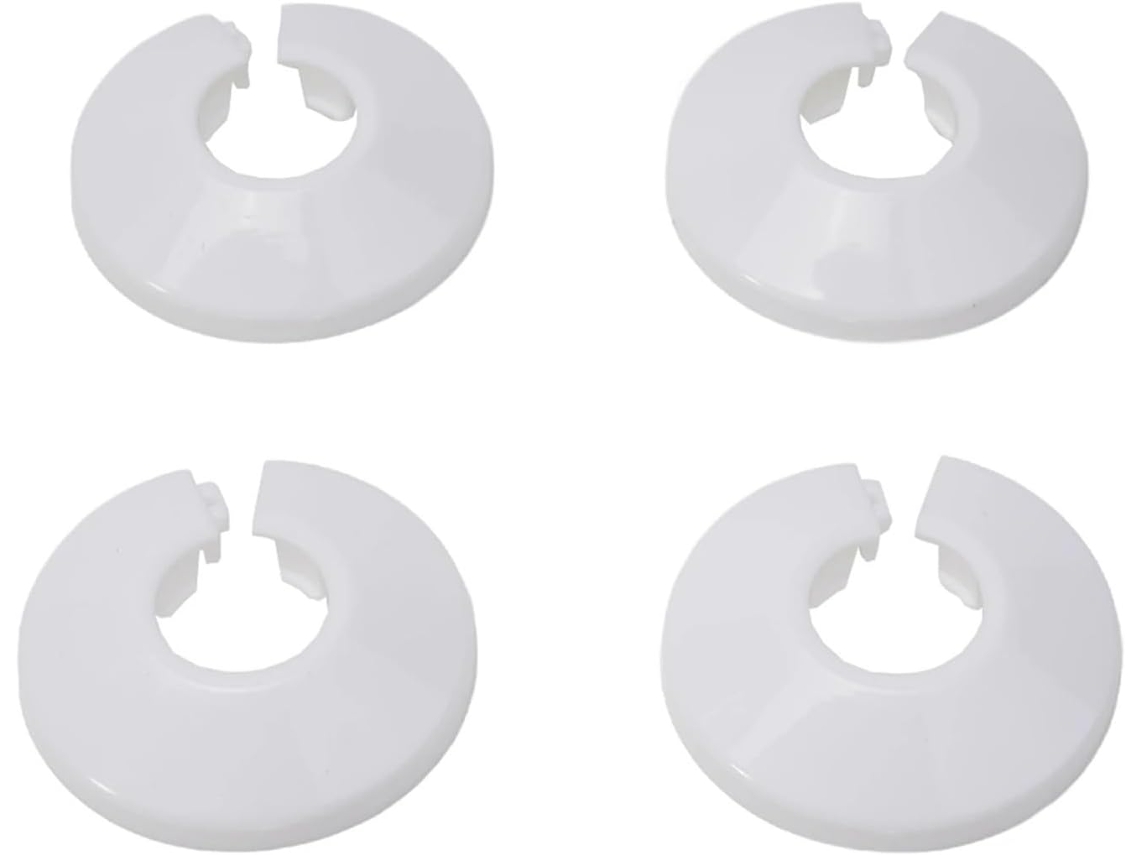 Placa De Cobertura Para Tubo, 20 Peças, 15mm, Tampa Decorativa Para Torneira, Conector De Tubo Água Em Aço Inoxidável