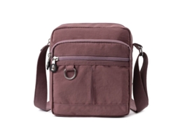 Bolsa De Mano Casual De Nylon Impermeable Bandolera Para Mujer Con Bolsillos Organizables