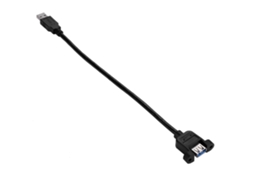 Cabo De Extensão Com Conector Macho E Fêmea Usb3.0 De Alta Velocidade Para Painel 0,5m