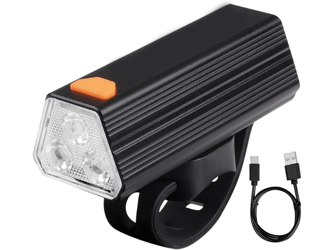 Farol De Bicicleta Com Sistema Liberação Rápida Para Guidão, Ideal