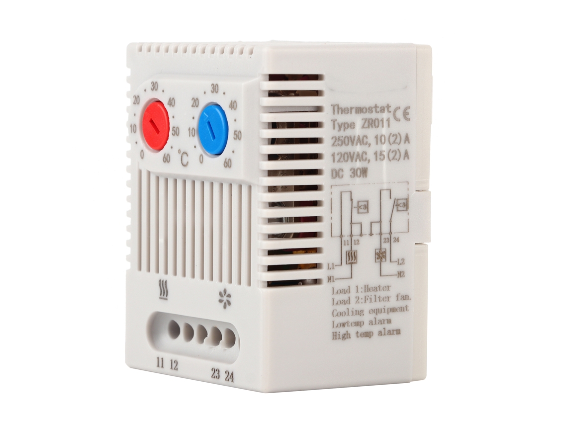 Termostato Mecânico Ajustável Zr011 Controle De Temperatura 0-60℃ Interruptor Aberto/fechado
