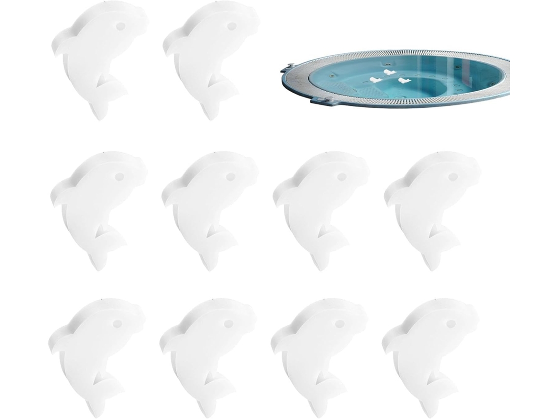 Absorvedor de Espuma para Spa Pacote com 10 Unidades, Dimensões Externas Máximas de 15 X 11 X 3 Cm, Mecanismo de CHABERLU
