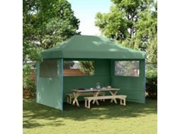Vidaxl Tenda P/ Festas Pop-up Dobrável Com 3 Paredes Laterais Verde