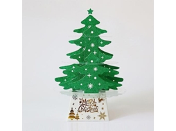 Mini Enfeites De Mesa Para Árvore De Natal. Especificações Verde . Olysi Shop (sem Lâmpada)