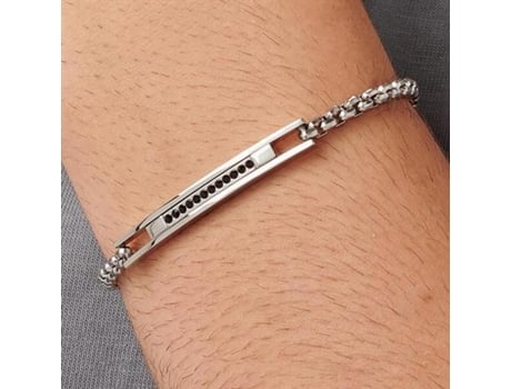 Bracelete Em Aço Para Homens Rolo Proud Spd17 Sagapõ