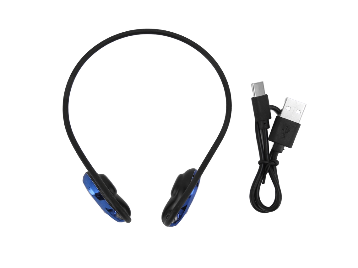 Fones De Ouvido Open Ear Sem Fio Bluetooth 5.3 Redução De Ruído Estéreo Esportes Corrida Diário Azul