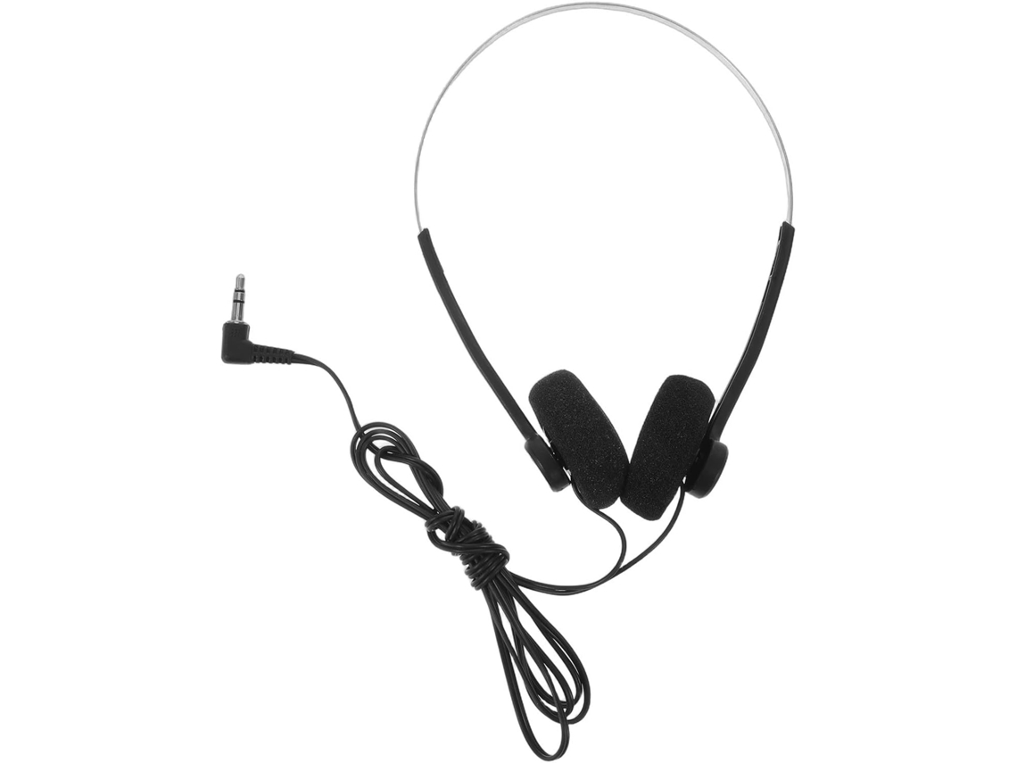 Fomiyes Casque Audio Miniature Vintage Com Prize Jack Supra - Auricular Filaire Portátil Confortável Para