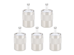 Aetheria conector Pl 259 Macho Uhf para Cabo Coaxial 50 Ohm Rg8 Rg214 Rg213 9913 Lmr400 5pcs