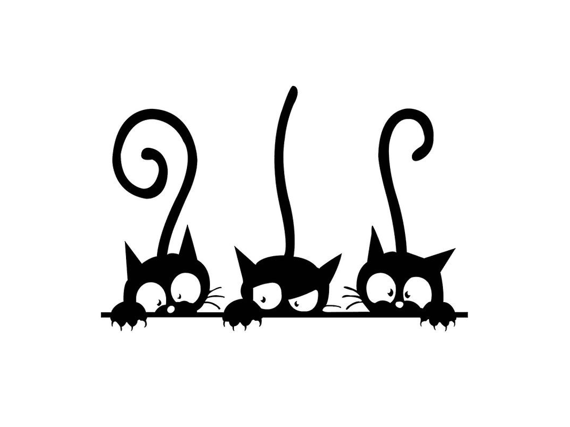 Papel de Parede de Gatos ALLINLESS