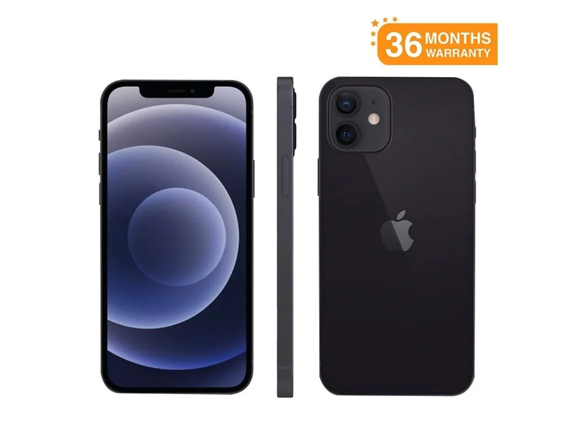 iPhone 12 Mini APPLE (Recondicionado Sinais de Uso - 5.4'' - 128 GB - Preto)