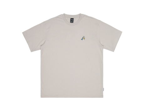 T-shirt De Homem Iriedaily Mm Shark Matter Algodão Cinzento (m)