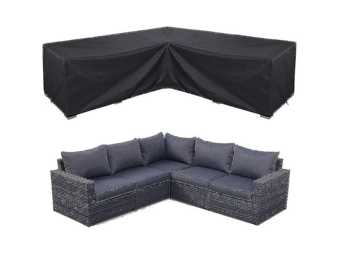 Capa para Sofá de Jardim Universal com 9 Tamanhos, Proteção Completa Contra Chuva, Vento e Uv, Fácil Instalação e Limpeza
