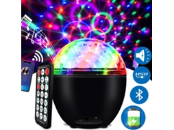 Iluminação LED para bola de discoteca, palco e clube, com 16 cores. Observações sobre o tamanho. Slowmoose