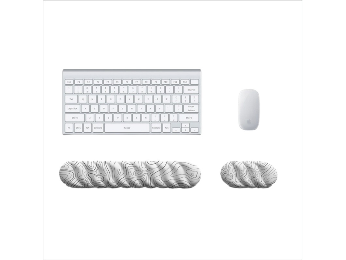 Lurelia Conjunto Mousepad E Apoio Ergonómico, Gaming