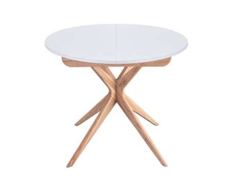 Mesa Redonda Extensível, 90 X 90 X 75, Para 4 Pessoas, Ragaba, Jubi