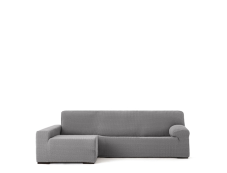 Capa para Sofá Chaise Longue Esquerda Bielástica EYSA (360 x 180 x 120 - Algodão - Cinzento)
