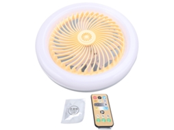 Bedroom Led Ceiling Fan With Lighting And Remote Control Functions LAXISCREED (adjustable Three color Lighting And Three Wind Speeds)