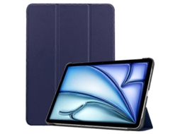 Capa Protetora Dobrável Em Três Partes, Compatível Com Ipad Air 11 (2025) / (2024), Em Couro Pu.
