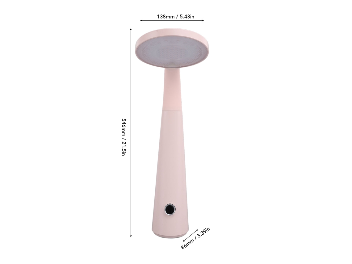 Lâmpada De Mesa Led Laxiscreed Com Bateria Recarregável E Pescoço Ajustável Para Escritório