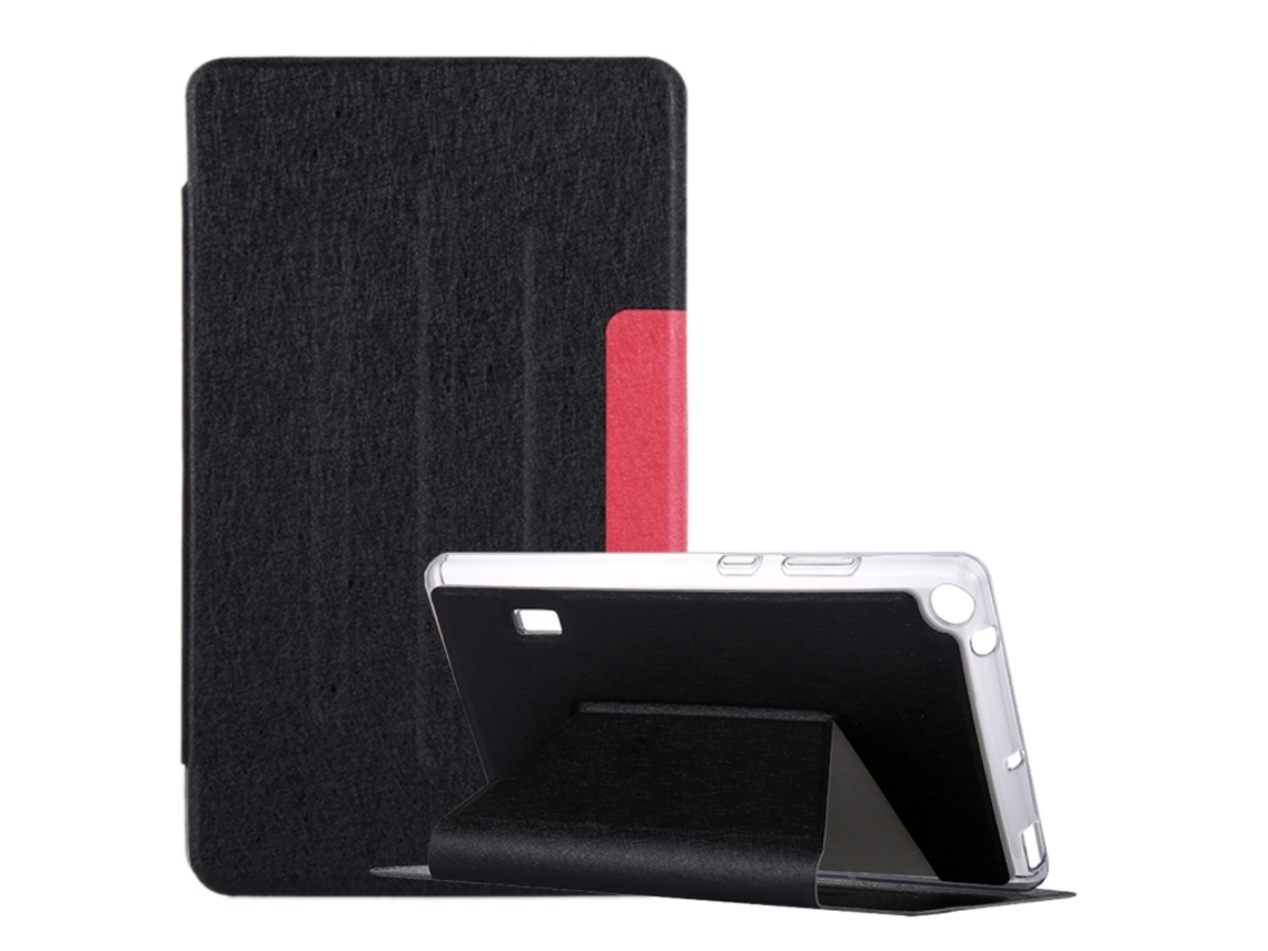 Capa‑flip Horizontal Textura De Seda Halinuia Com Suporte Para Huawei Mediapad T3 7