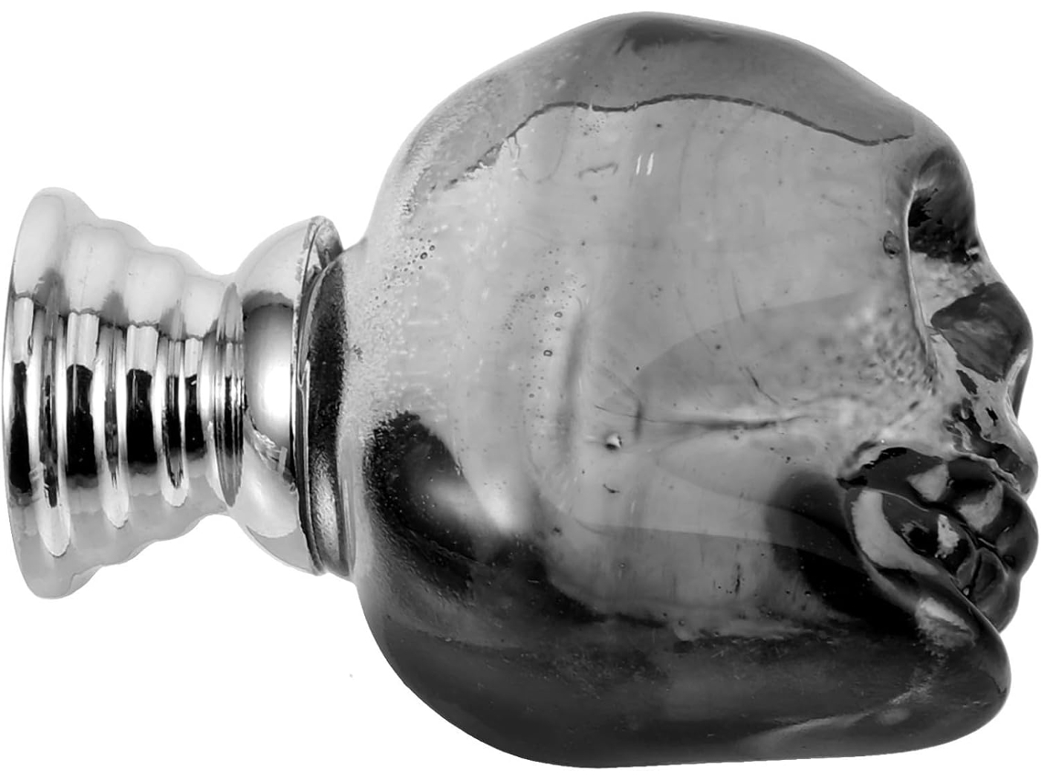 Puxador Decorativo Em Formato De Caveira, Feito De Metal Com Cristais, Para Portas De Armários E Gavetas Ideal Móveis