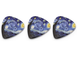 Conjunto De 3 Palhetas Triangulares Para Guitarra Com Cabo Ergonômico 71