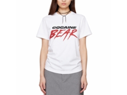 Rockinstone Cocaine Bear Movie Logo Light White Adult T-shirt Size:s