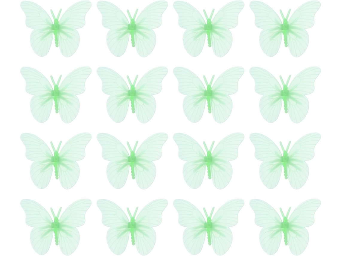 Conjunto 20 Adesivos Parede Luminosos Plástico Ecológico Decoração Criativa Quartos Meninos Meninas Teto GOKOCO