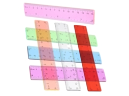 Conjunto de réguas de precisão Canight com 14 peças, réguas de design profissional, material escolar, kit.